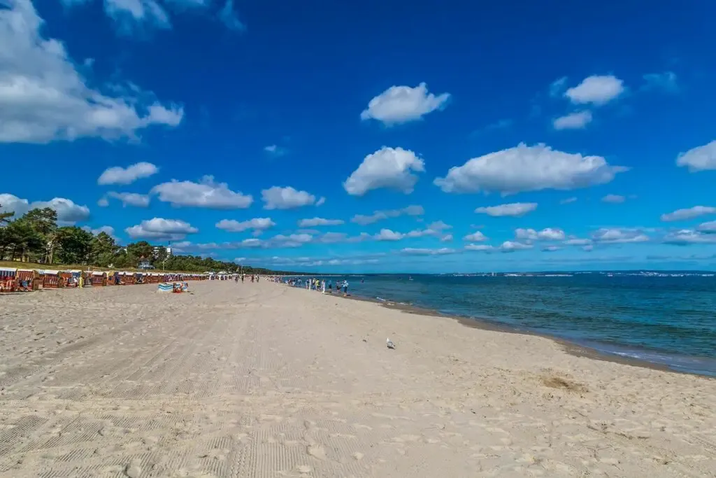 Sandstrand von Binz auf Rügen